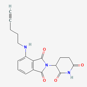 molecular formula C18H17N3O4 B15386960 Pomalidomide-C3-alkyne 