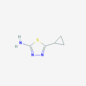 molecular formula C5H7N3S B015387 5-环丙基-1,3,4-噻二唑-2-胺 CAS No. 57235-50-4