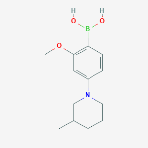 molecular formula C13H20BNO3 B15387047 (2-Methoxy-4-(3-methylpiperidin-1-yl)phenyl)boronic acid 