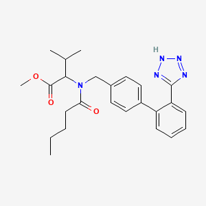 molecular formula C25H31N5O3 B15387058 N-[2'-(1H-tetrazol-5-yl)biphenyl-4-yl methyl]-N-Valeryl-(L)-Valine methyl ester 