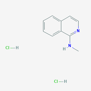 molecular formula C10H12Cl2N2 B15387221 Isoquinolin-1-yl-methylamine dihydrochloride 