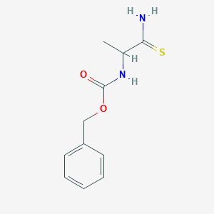 molecular formula C11H14N2O2S B15387351 Benzyl (1-amino-1-thioxopropan-2-yl)carbamate 