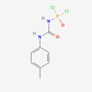molecular formula C8H9Cl2N2O2P B15387409 N-[(4-Methylphenyl)carbamoyl]phosphoramidic dichloride CAS No. 101252-13-5