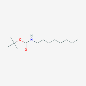 molecular formula C13H27NO2 B15387485 Carbamic acid, octyl-, 1,1-dimethylethyl ester CAS No. 101506-39-2