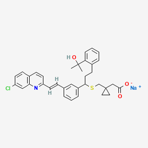 molecular formula C35H35ClNNaO3S B15387798 sodium (R,S)-2-(1-(((1-(3-(2-(7-chloroquinolin-2-yl)vinyl)phenyl)-3-(2-(2-hydroxypropan-2-yl)phenyl)propyl)thio)methyl)cyclopropyl)acetate 