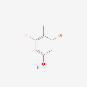 molecular formula C7H6BrFO B15387844 3-Bromo-5-fluoro-4-methylphenol 