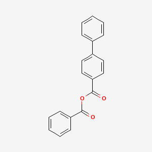 molecular formula C20H14O3 B15387938 o-(4-Biphenylylcarbonyl)benzoic acid;o-(1,1'-Biphenyl-4-ylcarbonyl)benzoic acid;2-(4-Biphenylylcarbonyl)benzoic acid;2-(4-Phenylbenzoyl)benzoic acid 