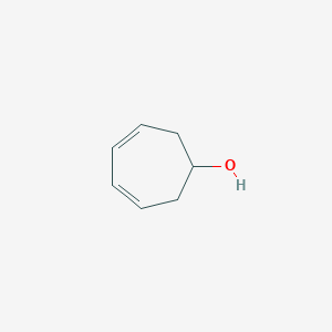 molecular formula C7H10O B15387990 Cyclohepta-3,5-dien-1-ol CAS No. 1121-63-7