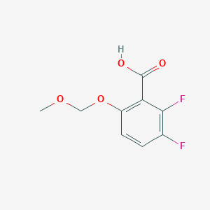 molecular formula C9H8F2O4 B15388022 2,3-Difluoro-6-(methoxymethoxy)benzoic acid 