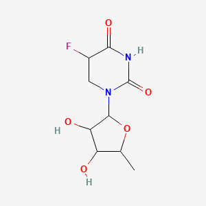 molecular formula C9H13FN2O5 B15388157 Ro 21-9738;5-Fluoro-5'-deoxyuridine;5'-DFUR 