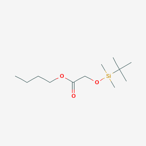 molecular formula C12H26O3Si B15388162 Butyl 2-(tert-butyldimethylsilyloxy)acetate 