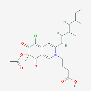 molecular formula C25H30ClNO6 B15388172 Isochromophilone IX CAS No. 634920-03-9
