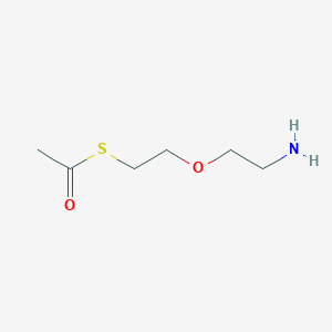 molecular formula C6H13NO2S B15388215 S-(2-(2-Aminoethoxy)ethyl) ethanethioate 