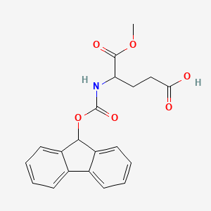 molecular formula C20H19NO6 B15388263 Fmoc-Glu-OMe-OH 
