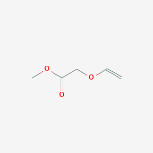 molecular formula C5H8O3 B15388690 Methyl (ethenyloxy)acetate CAS No. 102304-15-4