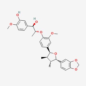 molecular formula C30H34O8 B15388744 Saucerneol E 
