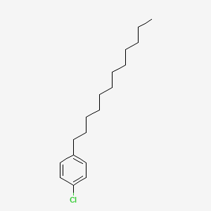 molecular formula C18H29Cl B15388926 1-Chloro-4-dodecylbenzene CAS No. 101874-34-4