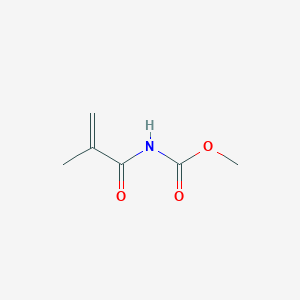molecular formula C6H9NO3 B15389004 Methyl (2-methylacryloyl)carbamate CAS No. 102254-11-5
