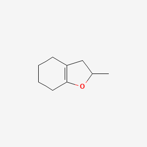 molecular formula C9H14O B15389133 Benzofuran, 2,3,4,5,6,7-hexahydro-2-methyl- CAS No. 10198-31-9