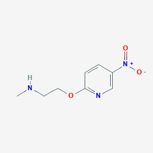molecular formula C8H11N3O3 B15389169 Methyl({2-[(5-nitropyridin-2-yl)oxy]ethyl})amine 