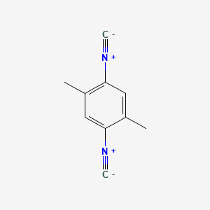 molecular formula C10H8N2 B15389212 1,4-Diisocyano-2,5-dimethylbenzene CAS No. 1009-13-8