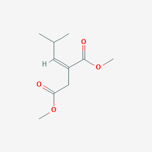 molecular formula C10H16O4 B15389245 Butanedioic acid, (2-methylpropylidene)-, dimethyl ester, (2Z)-(9CI) 