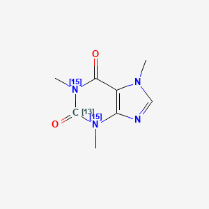 molecular formula C8H10N4O2 B15389318 1,3,7-trimethylpurine-2,6-dione 