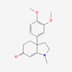 molecular formula C17H21NO3 B15389337 D7-Mesembrenone CAS No. 80287-15-6