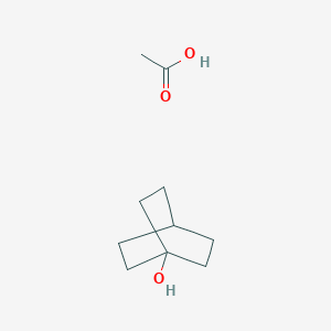 molecular formula C10H18O3 B15389349 Bicyclo[2.2.2]octan-1-ol, acetate CAS No. 56714-23-9