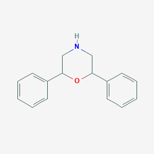molecular formula C16H17NO B15389405 (2S,6S)-2,6-diphenyl-morpholine 