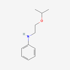 molecular formula C11H17NO B15389484 N-{2-[(Propan-2-yl)oxy]ethyl}aniline CAS No. 100054-34-0