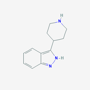 molecular formula C12H15N3 B153895 3-Piperidin-4-YL-1H-indazole CAS No. 133455-10-4