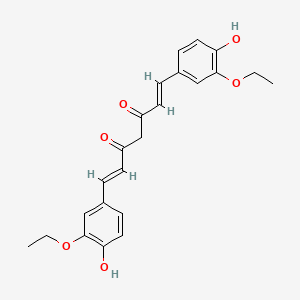 molecular formula C23H24O6 B15389542 Ethyl curcumin CAS No. 312618-41-0