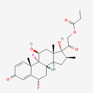 molecular formula C25H32F2O6 B15389550 Diflorasone21-propionate 