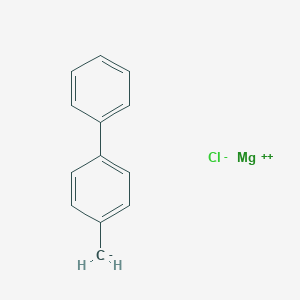 molecular formula C13H11ClMg B153896 4-Phenylbenzylmagnesium chloride CAS No. 130387-76-7