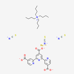 molecular formula C37H44N7O6RuS3-3 B15389684 Black marking dye 