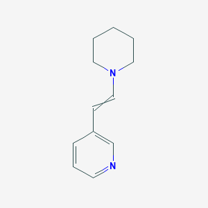 molecular formula C12H16N2 B15389771 3-(2-Piperidin-1-ylethenyl)pyridine 