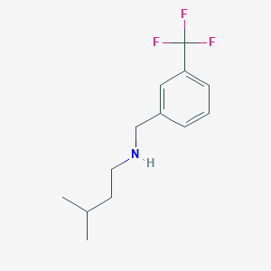 molecular formula C13H18F3N B15389803 N-(3-Methylbutyl)-3-(trifluoromethyl)benzenemethanamine CAS No. 1019488-76-6