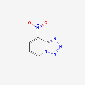 molecular formula C5H3N5O2 B15390047 8-Nitrotetrazolo[1,5-a]pyridine CAS No. 73721-27-4