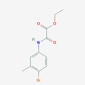 molecular formula C11H12BrNO3 B15390235 Ethyl [(4-bromo-3-methylphenyl)amino](oxo)acetate 
