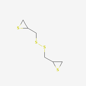 molecular formula C6H10S4 B15390584 Bis(2,3-epithiopropyl)disulfide CAS No. 98485-71-3