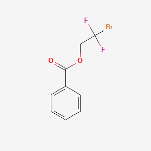 molecular formula C9H7BrF2O2 B15390749 2-Bromo-2,2-difluoroethyl benzoate 