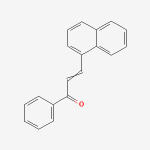 molecular formula C19H14O B15391392 Phenyl[2-(1-naphtyl)ethenyl] ketone 