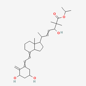 molecular formula C31H48O5 B15391651 Propan-2-yl 1,3,24-trihydroxy-9,10-secocholesta-5,7,10,22-tetraene-25-carboxylate 