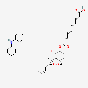 molecular formula C38H57NO7 B15392558 Fumagilin B 