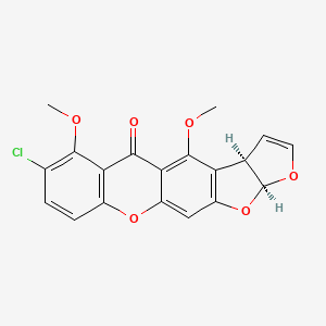molecular formula C19H13ClO6 B15392840 Austocystin A from aspergillus ustus 