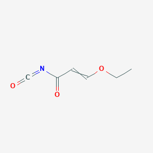 molecular formula C6H7NO3 B15392887 3-Ethoxyacryloyl isocyanate 