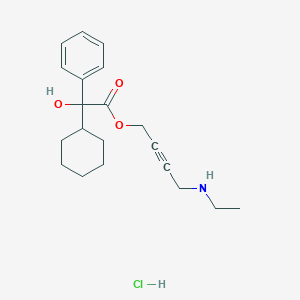 molecular formula C20H28ClNO3 B015393 N-Desethyloxybutynin hydrochloride CAS No. 81039-77-2