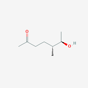 molecular formula C8H16O2 B153932 (5R,6R)-6-Hydroxy-5-methylheptan-2-one CAS No. 130650-60-1