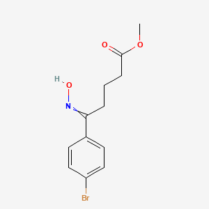 molecular formula C12H14BrNO3 B15393247 Methyl 5-(4-bromophenyl)-5-(hydroxyimino)pentanoate 